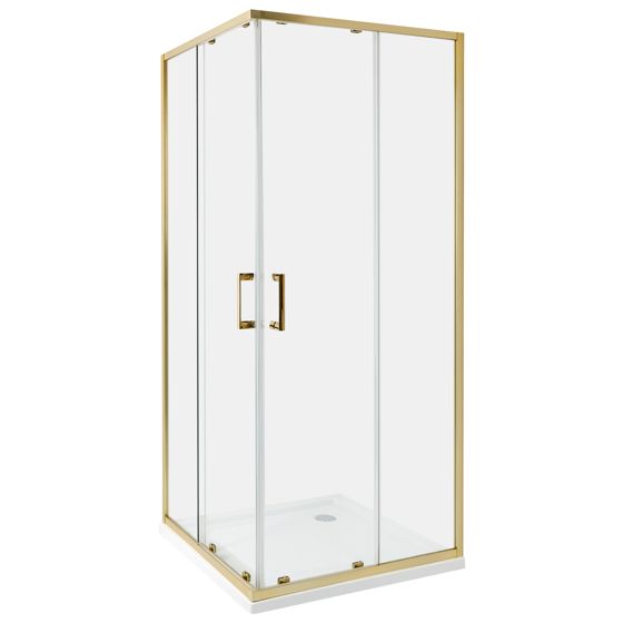 Brusekabine TELA 80 x 80 x 185 cm Guld