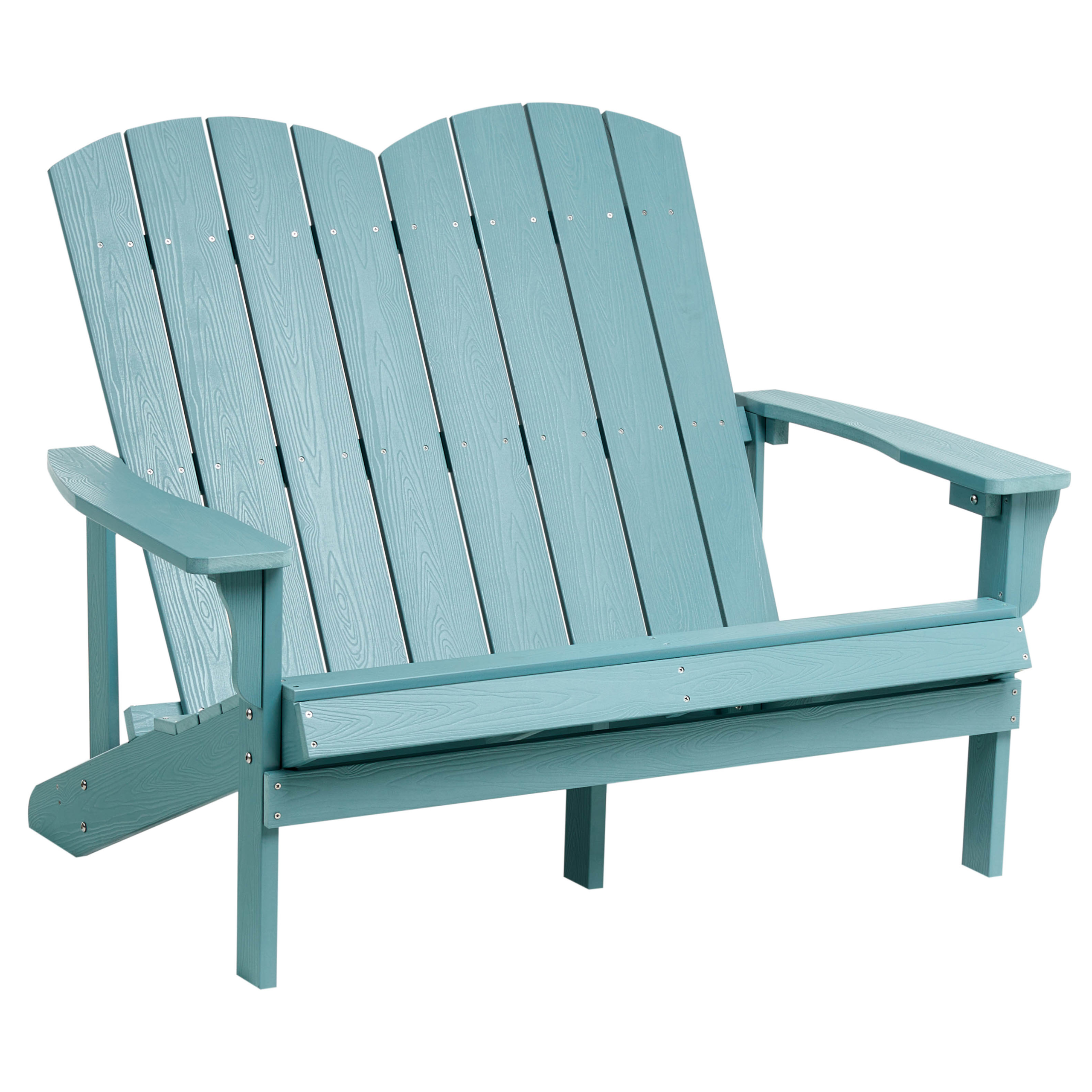 Havebænk ADIRONDACK 125 cm Himmelblå