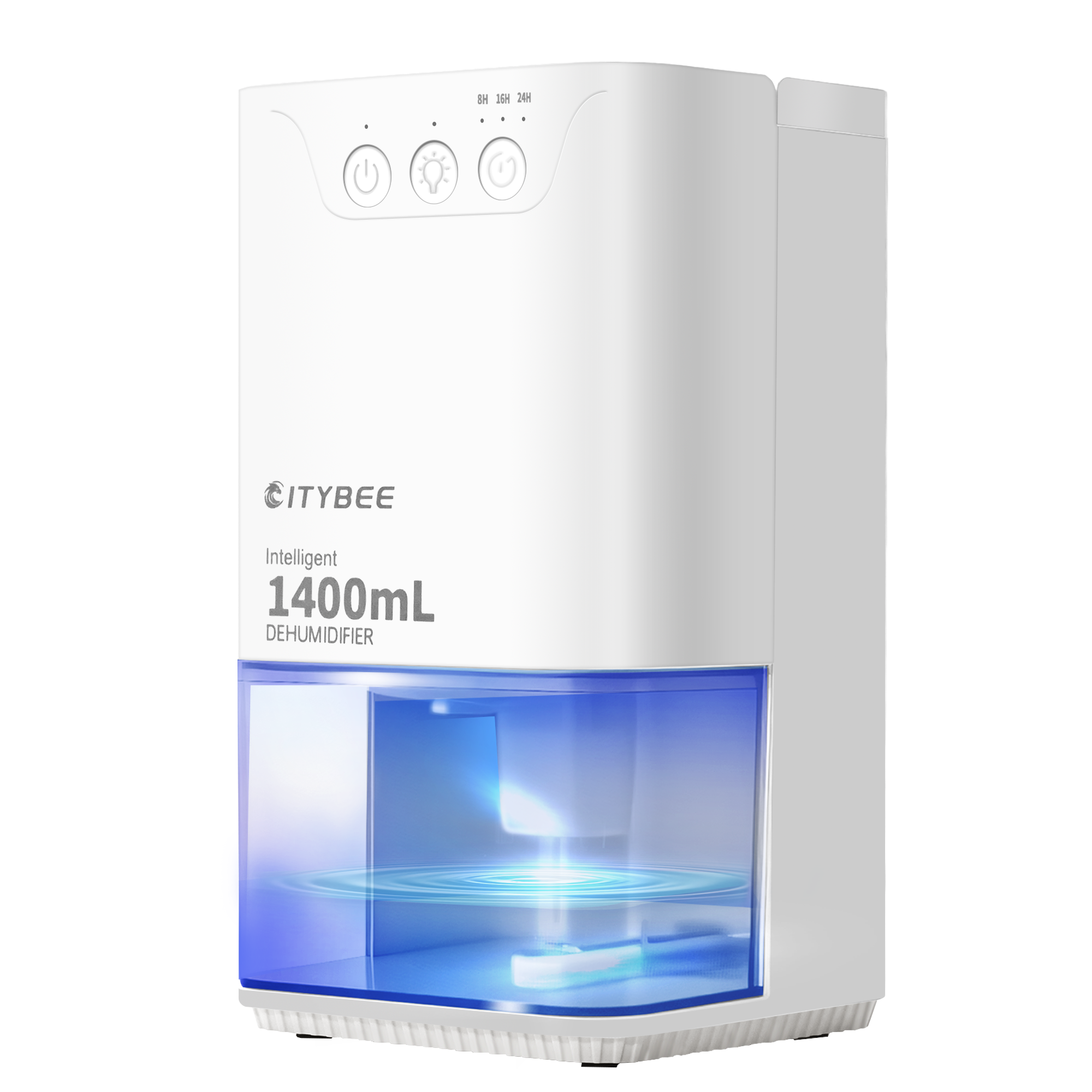 NETTLIFE Affugter 1400 ml med timer og stemningsbelysning