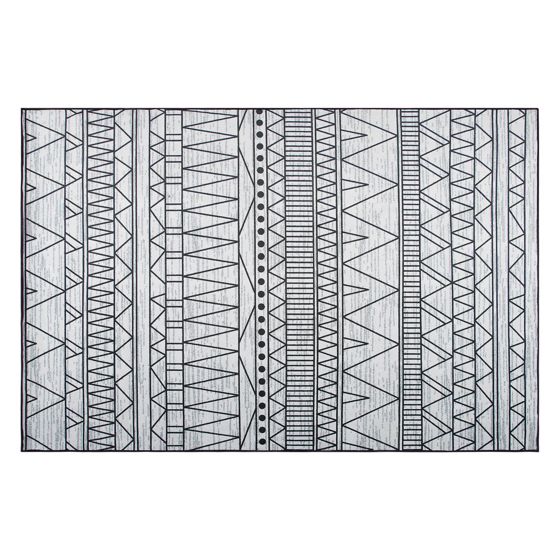 Gulvtæppe KEBAN Sort 140 x 200 cm