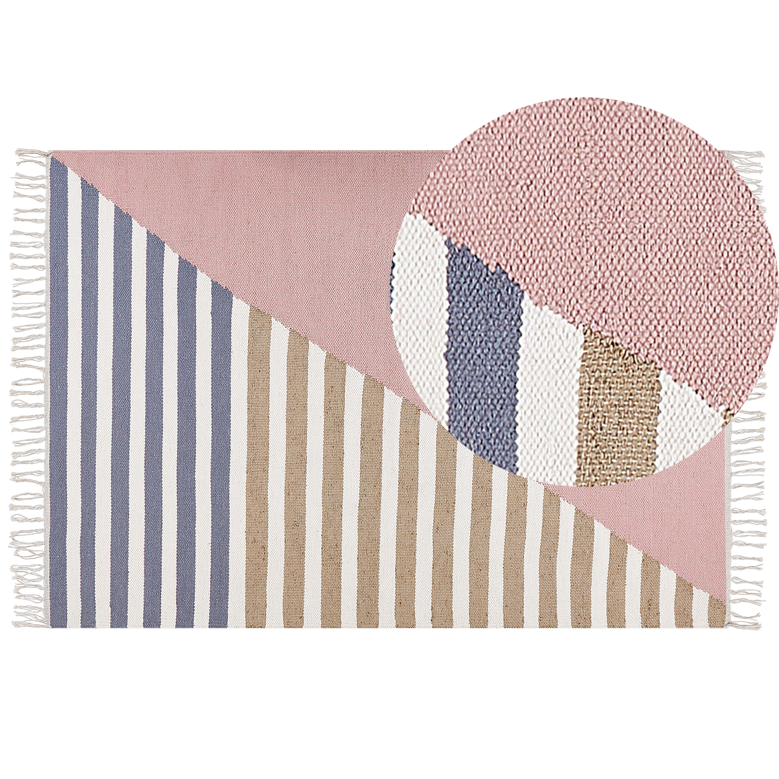 Gulvtæppe ENGIZ Multifarvet 160 x 230 cm Uld