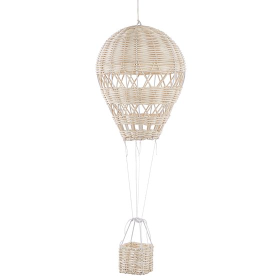 Vægdekoration Ballon BEMBA 60 cm Rattan Naturlig