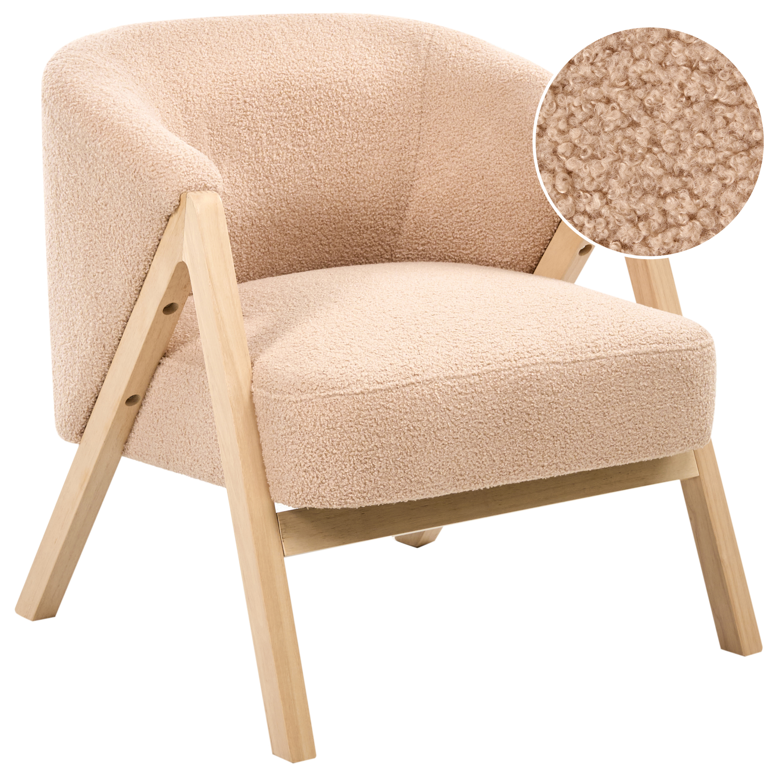 Lænestol SKEI Boucle Beige