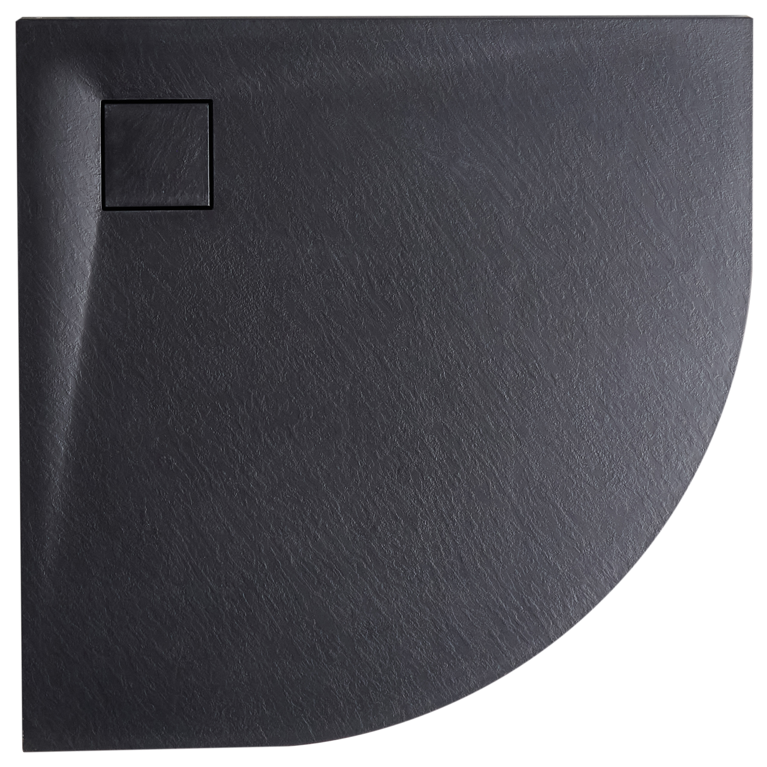 Brusekar PARON 90 x 90 x 3 cm Sort