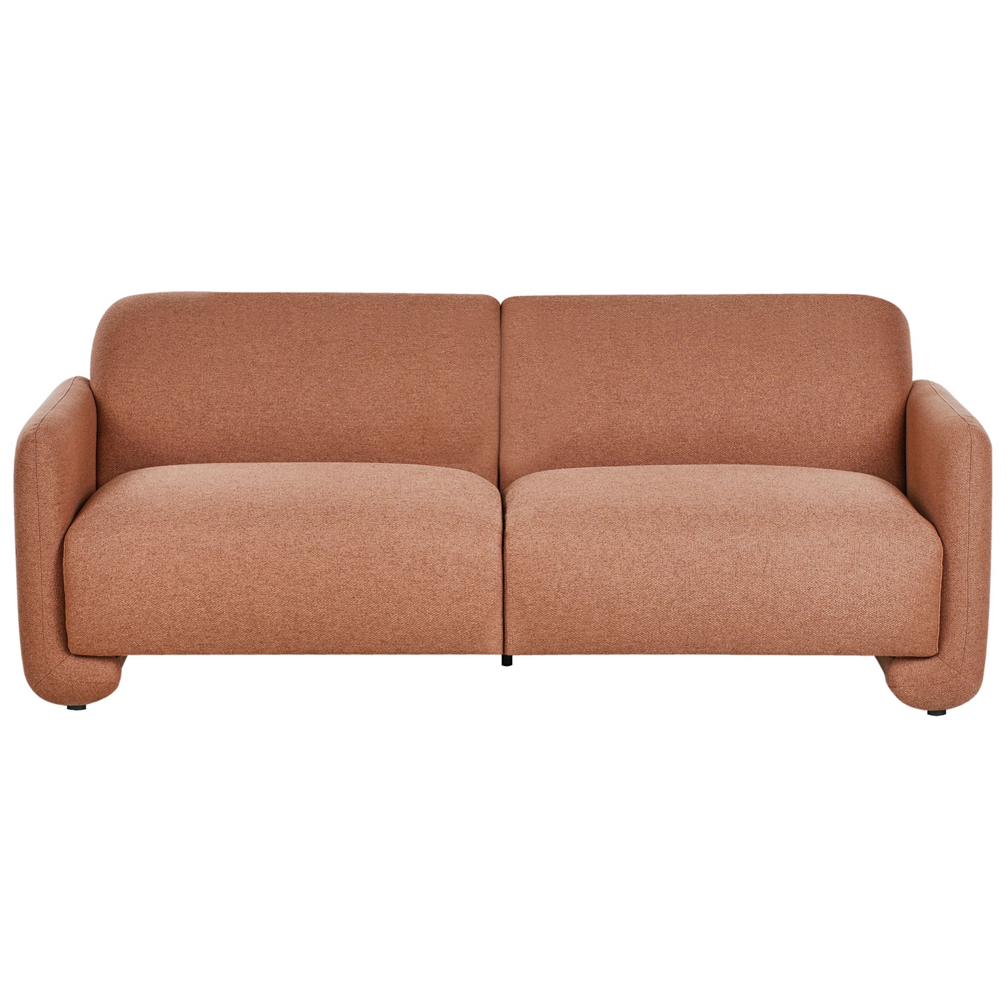 Sofa 3 personers SALAND Guldbrun