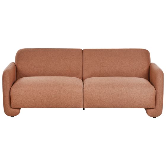Sofa 3 personers SALAND Guldbrun