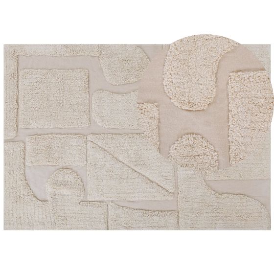 Gulvtæppe DIYADIN Beige 160 x 230 cm Bomuld