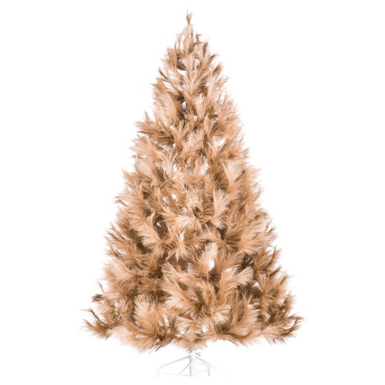 Kunstigt juletræ TALBOT 180 cm Lysebrun