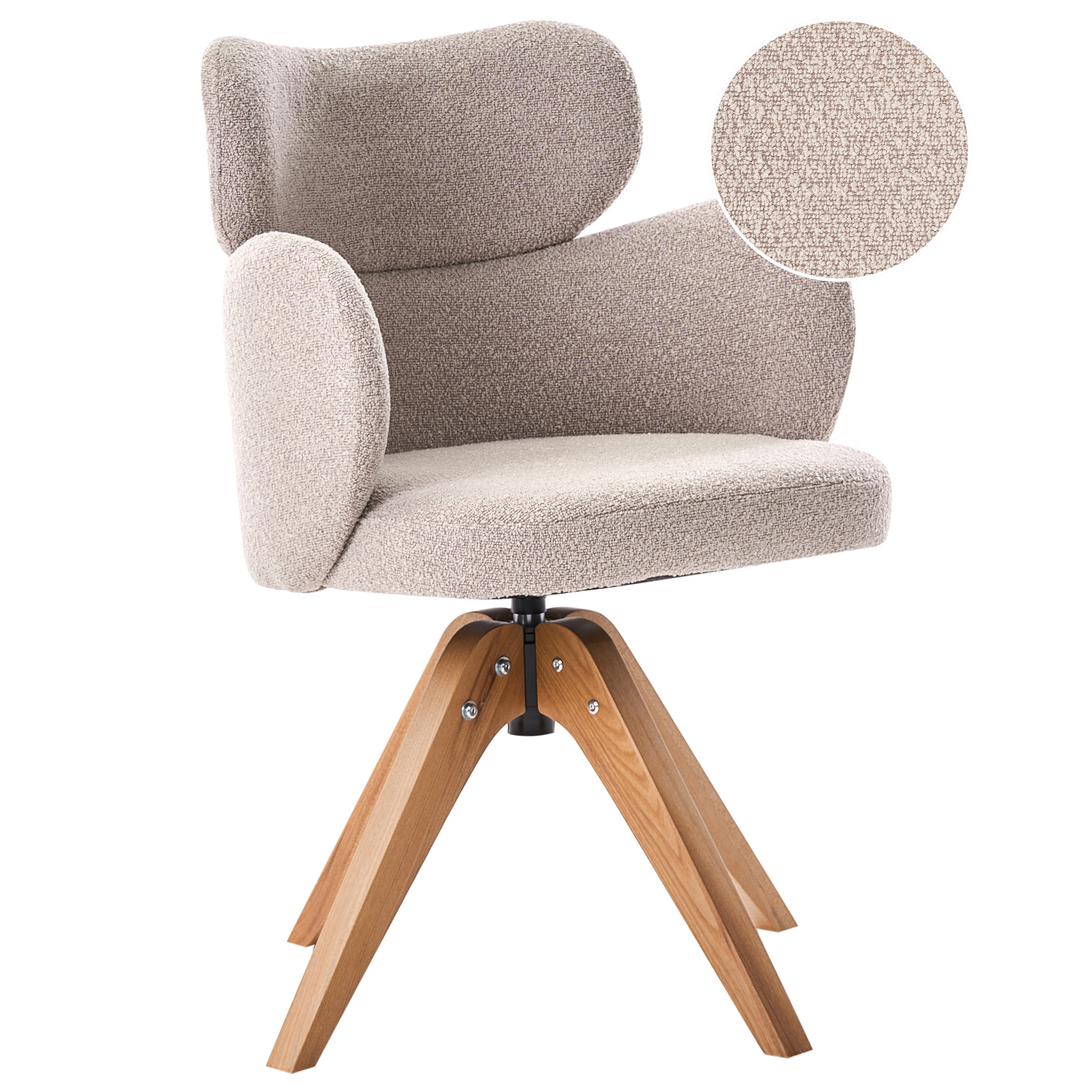 Spisebordsstol MARCY Boucle Beige