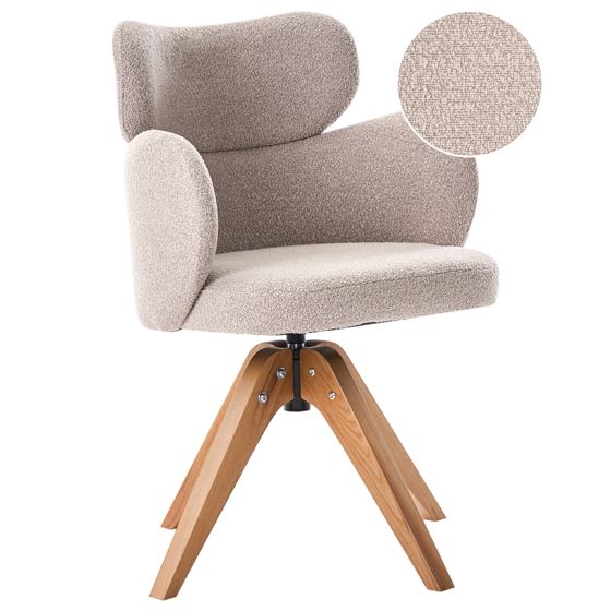 Spisebordsstol MARCY Boucle Beige