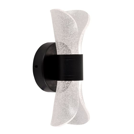 TOOLIGHT væglampe G029-W LED Sort 25,5x8x22,5cm