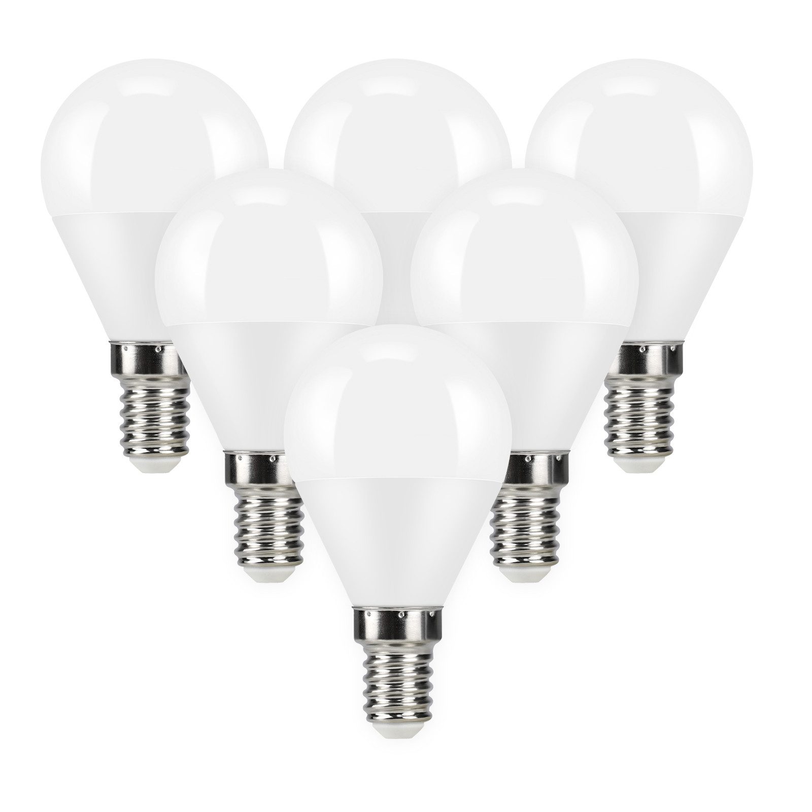 NETTLIFE LED-pære 5 W LED-pære, 240° lysvinkel, ikke-dæmpbar energisparepære E14, 6 stk.