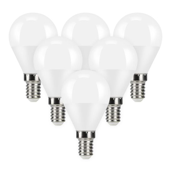 NETTLIFE LED-pære 5 W LED-pære, 240° lysvinkel, ikke-dæmpbar energisparepære E14, 6 stk.
