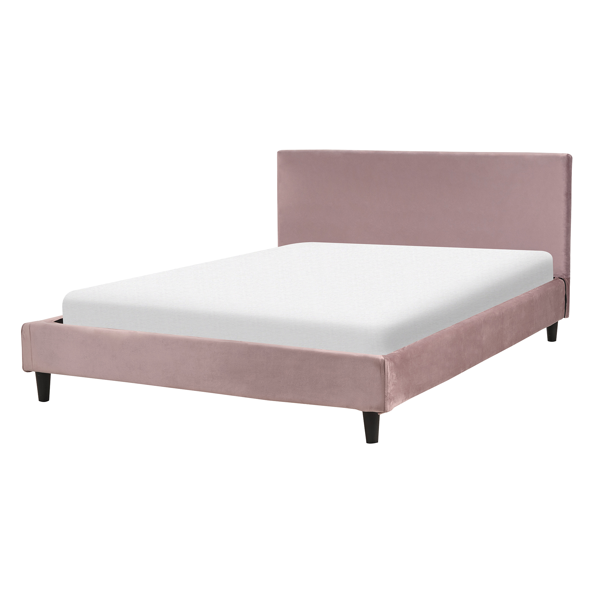 Seng Velour FITOU 140 x 200 cm Lyserød