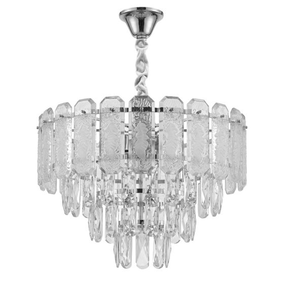 TOOLIGHT hængende loftlampe SWE087-CP 40cm Krom 37x37x80cm