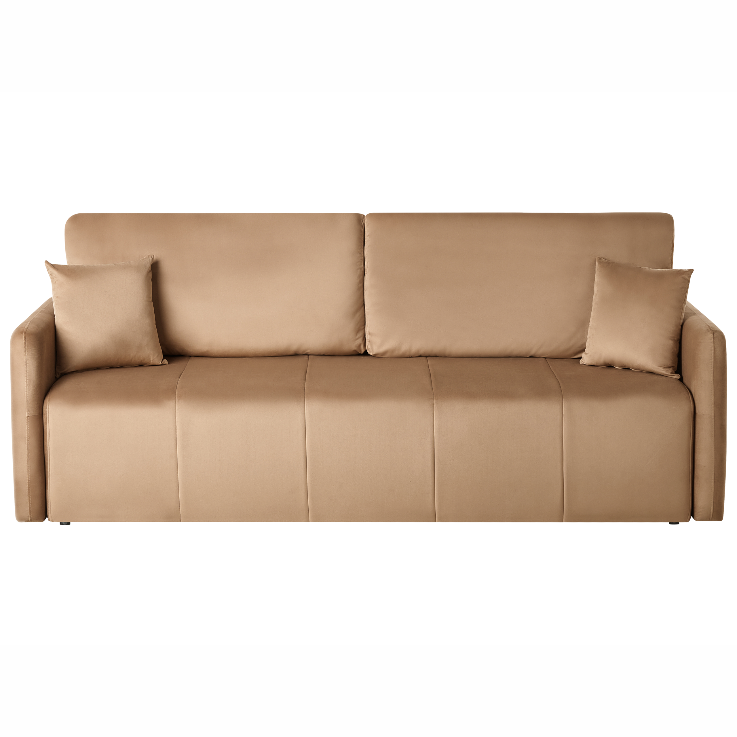 Sovesofa 3 personers EGGE Velour Lysebrun