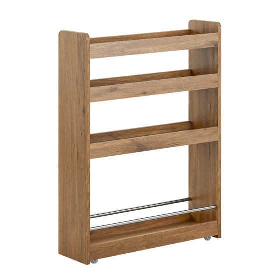 SoBuy niche-hylde, pladsbesparende badeværelsesvogn, små møbler 20 cm brede NSR01-PF