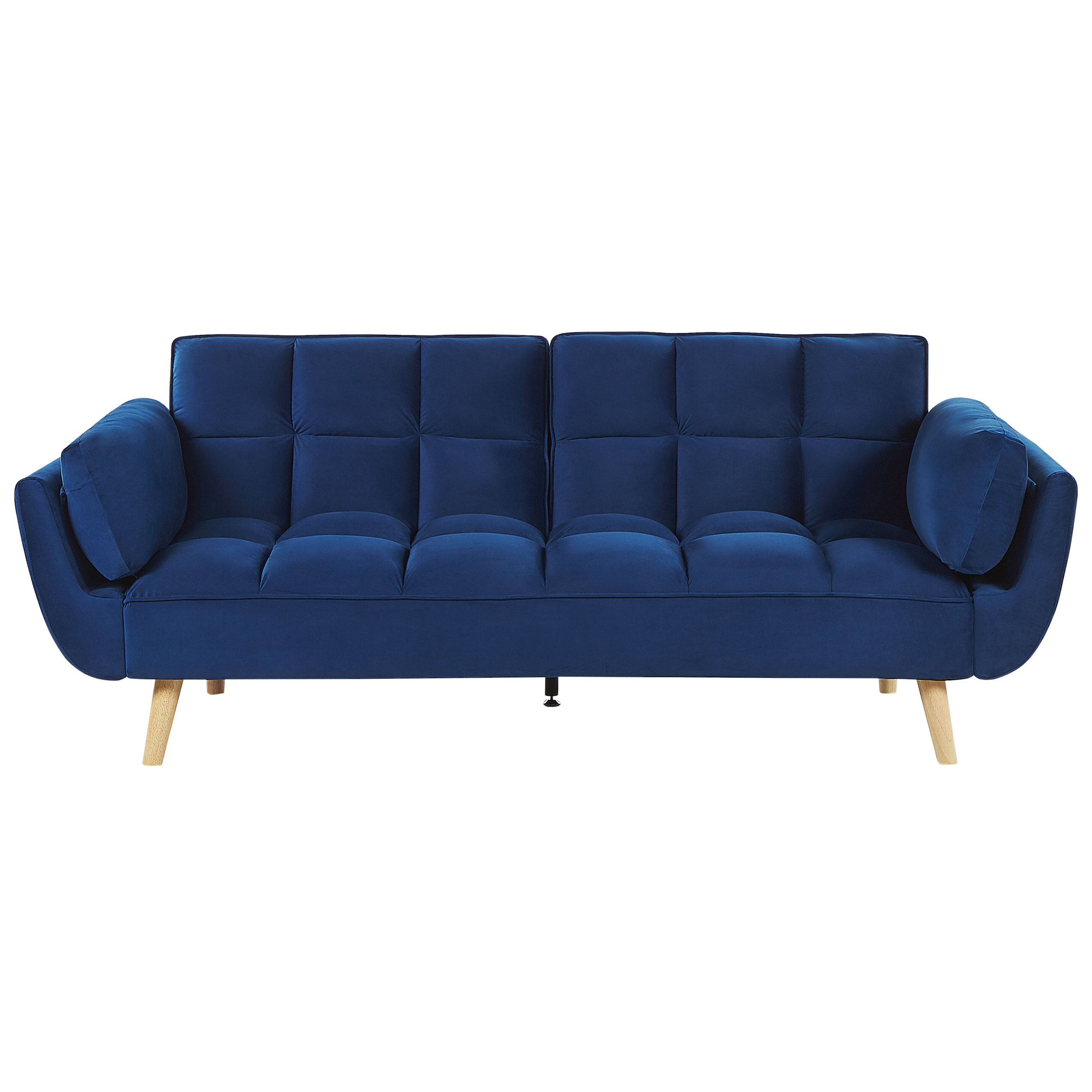 Sovesofa 3 personers ASBY Velour Navy Blå