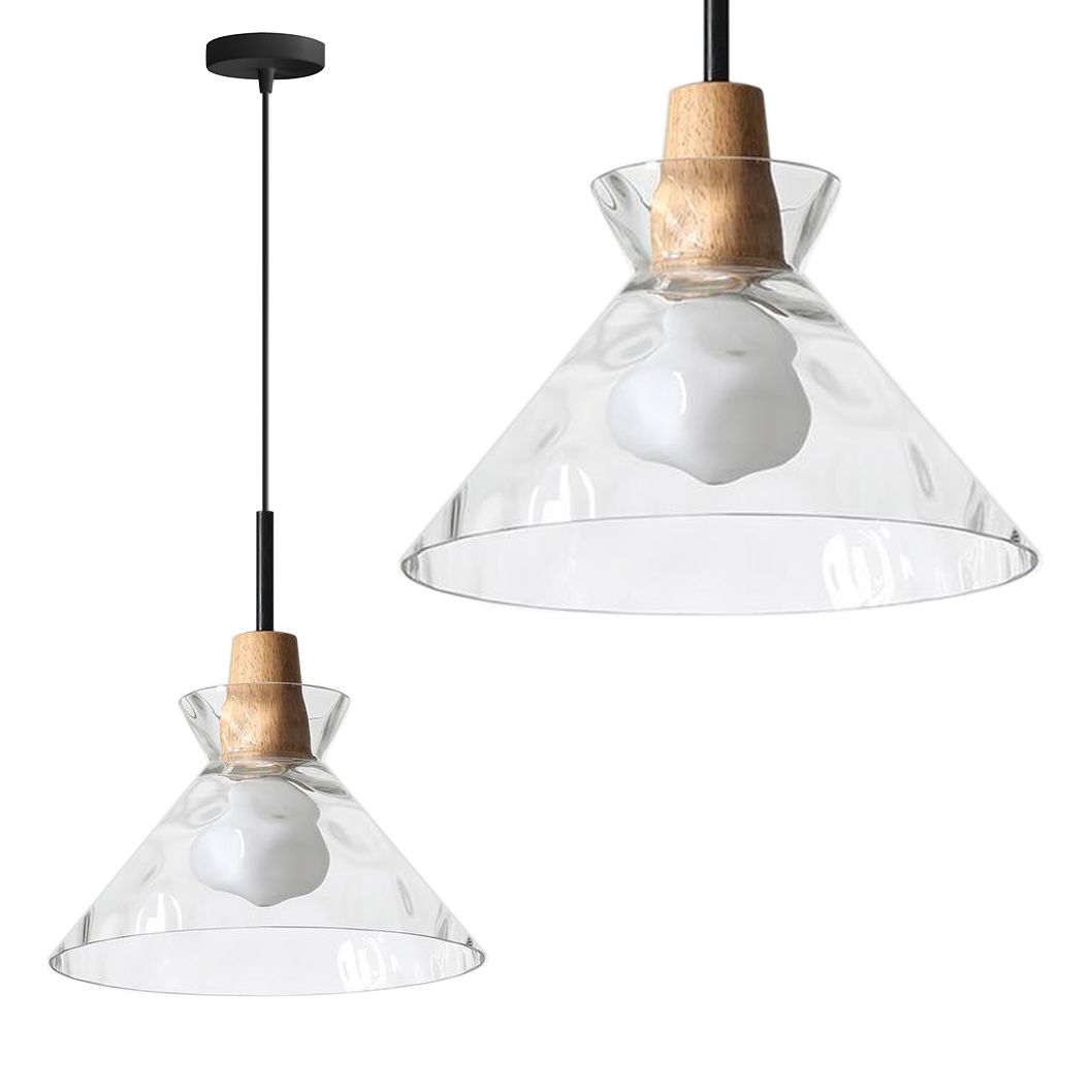TOOLIGHT hængende loftlampe APP1183-1CP Sort 25x25x26,5cm