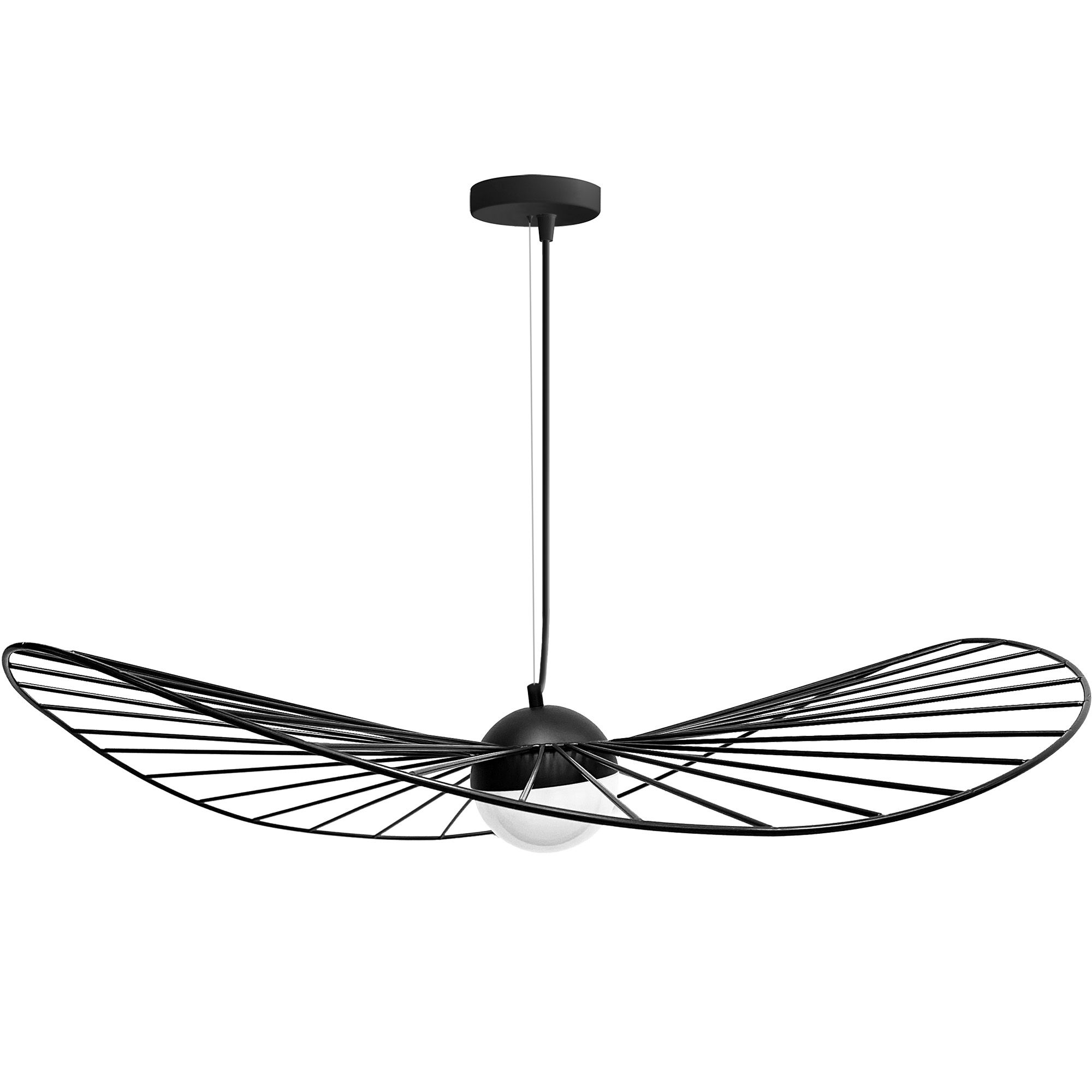TOOLIGHT hængende loftlampe LED APP652-1CP 80CM Sort 80x80x12cm