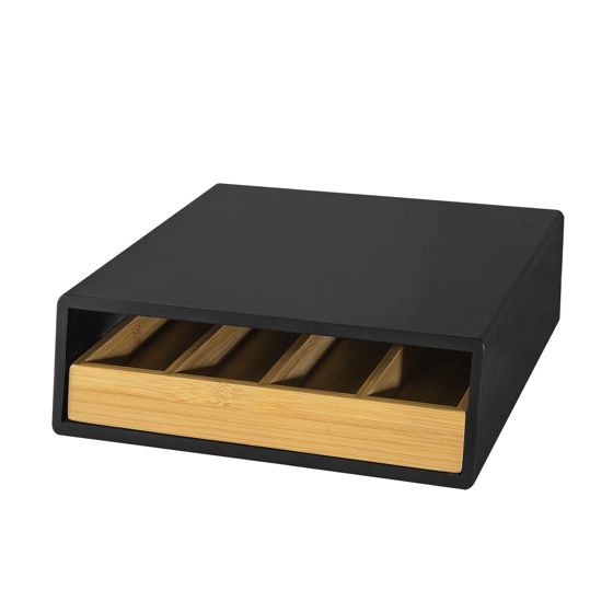 SoBuy opbevaring af nespresso-kapsler, nespresso kapseldispenser, nespresso kapsel-organisator FRG280-Sch