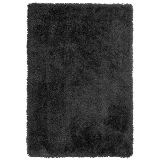 Shaggy gulvtæppe CIDE Sort 160 x 230 cm
