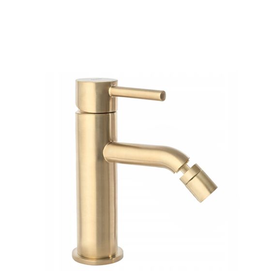 REA bidetarmatur LUNGO Børstet guld, 14x5x17cm
