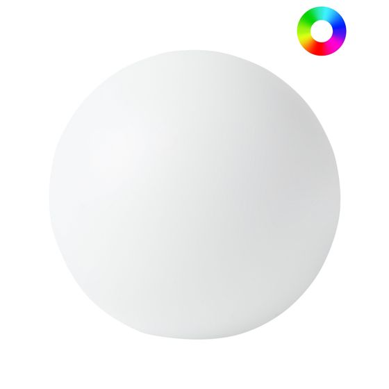 Udendørs LED-kuglelampe JOCOY Med fjernbetjening Hvid