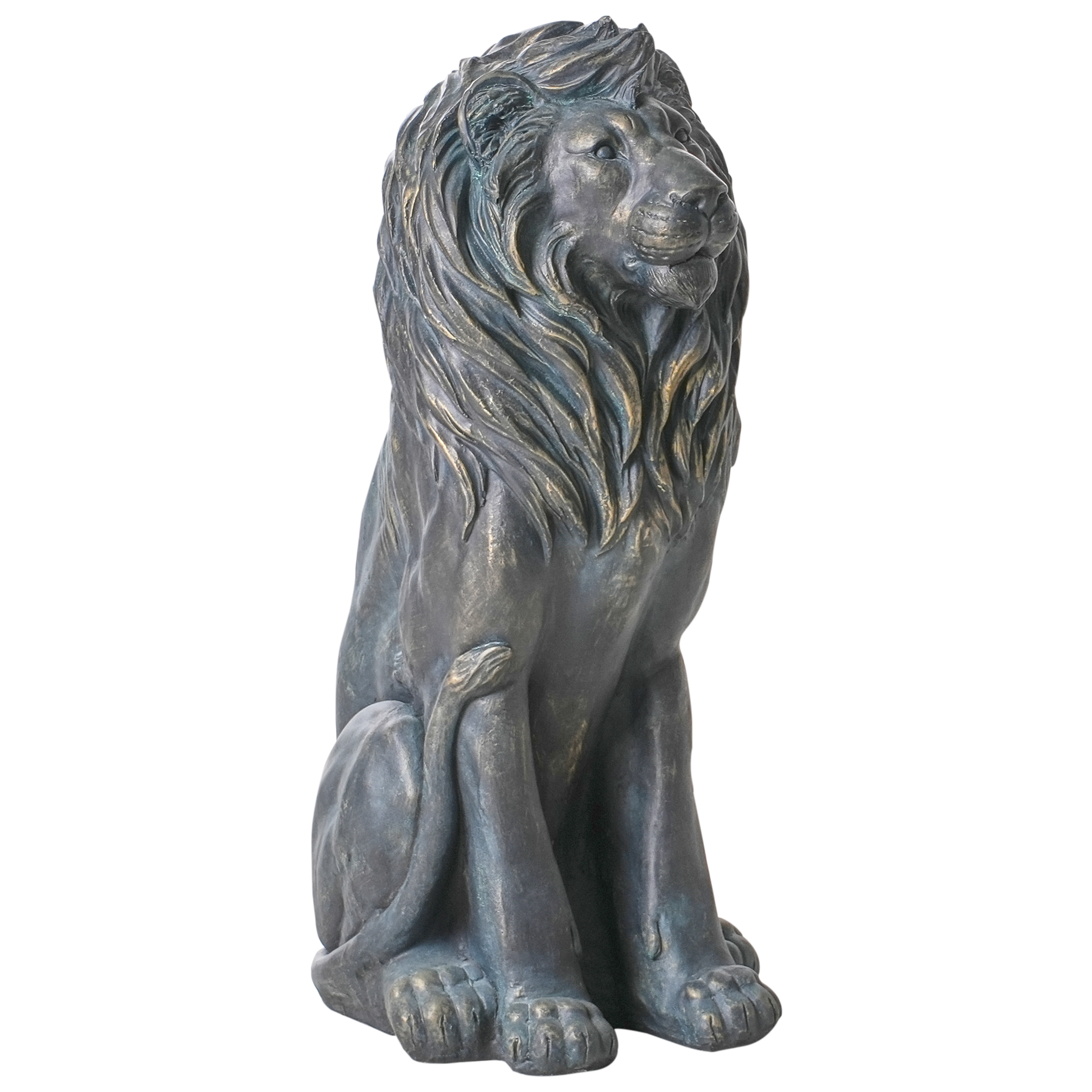 Havestatue DAKAR Løve Brun