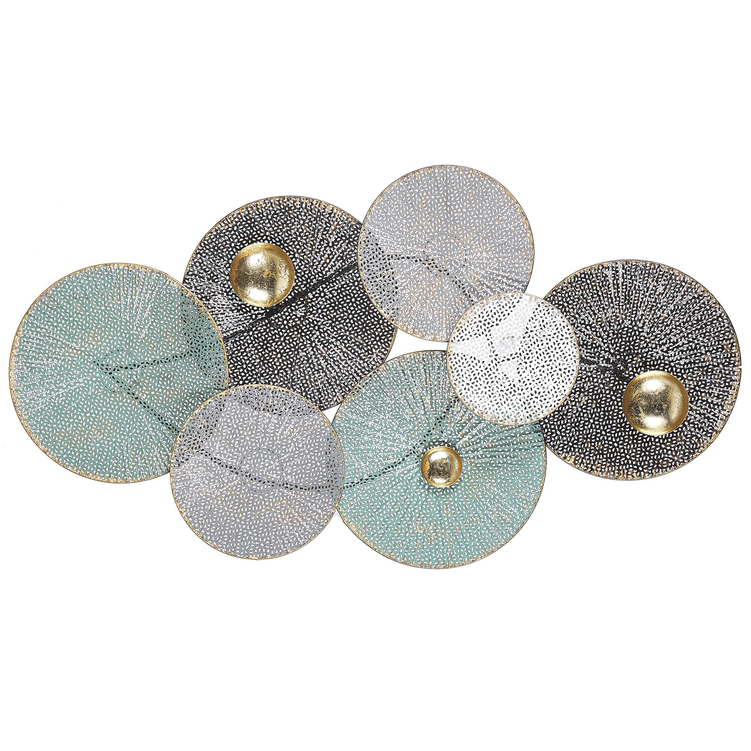 Vægdekoration POLONIUM 49 cm Metal Multifarvet