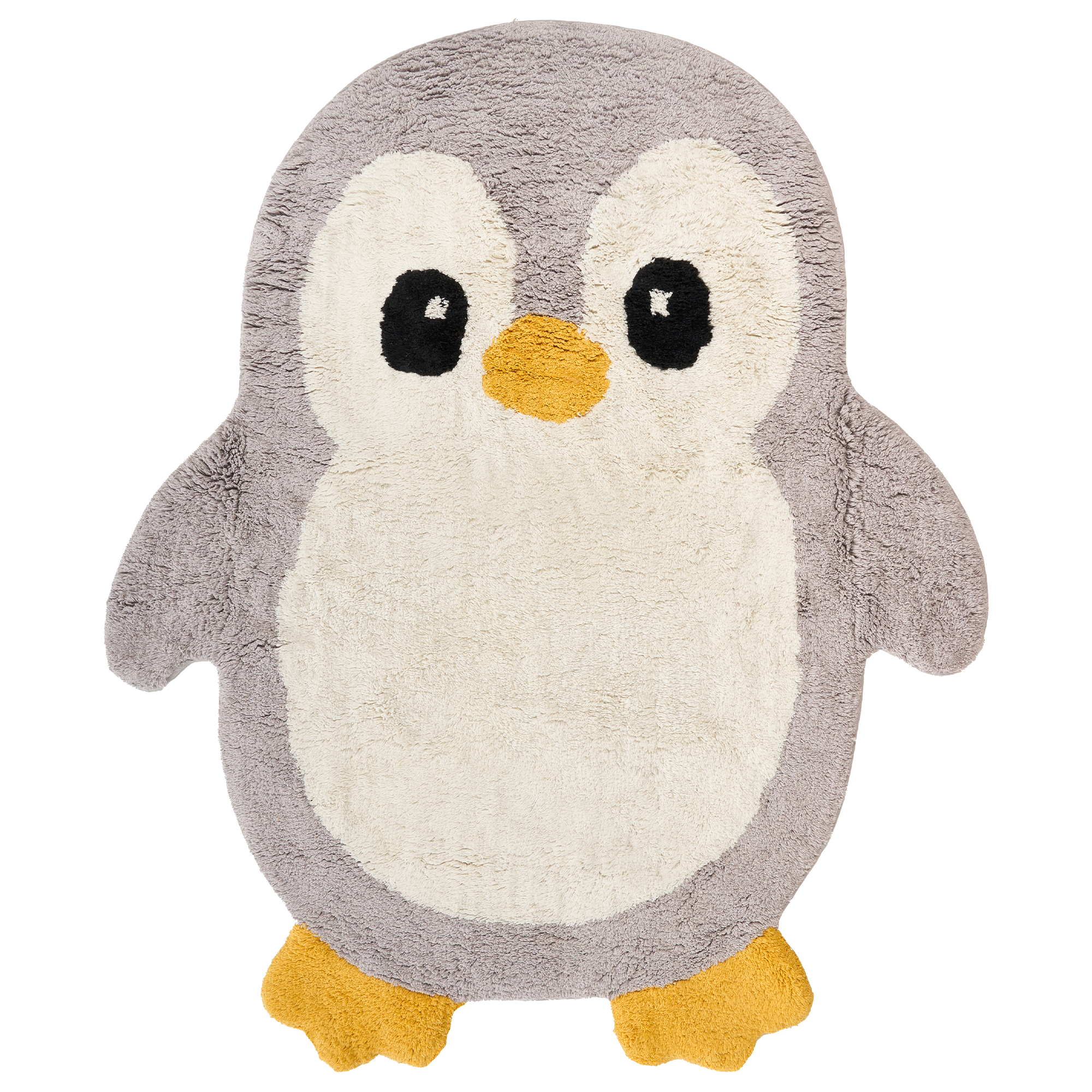 Børnetæppe WADDLES Grå 100 x 120 cm Bomuld
