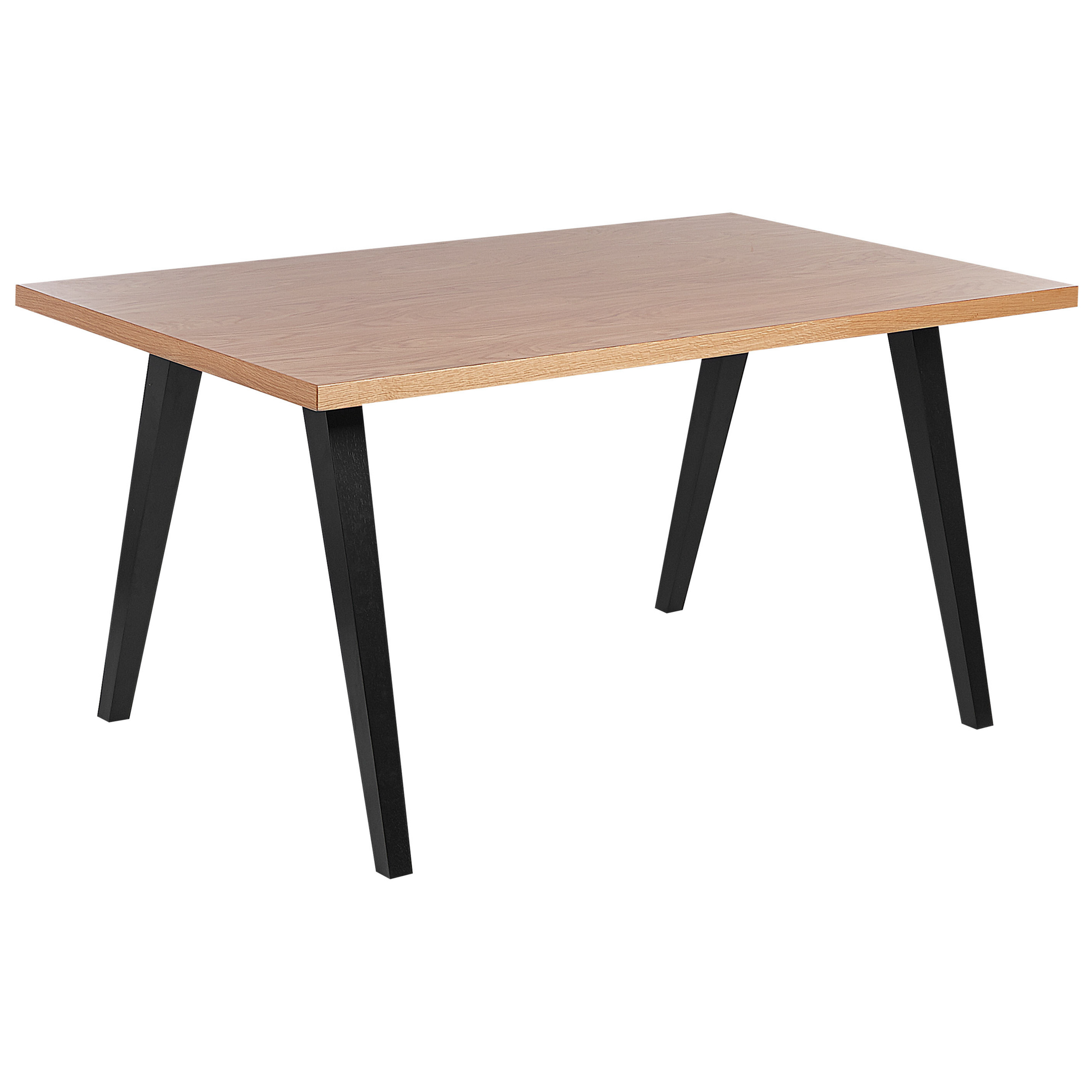 Spisebord LENISTER Brun/sort 150 cm 90 cm