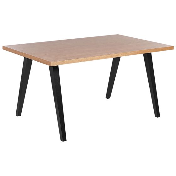 Spisebord LENISTER Brun/sort 150 cm 90 cm