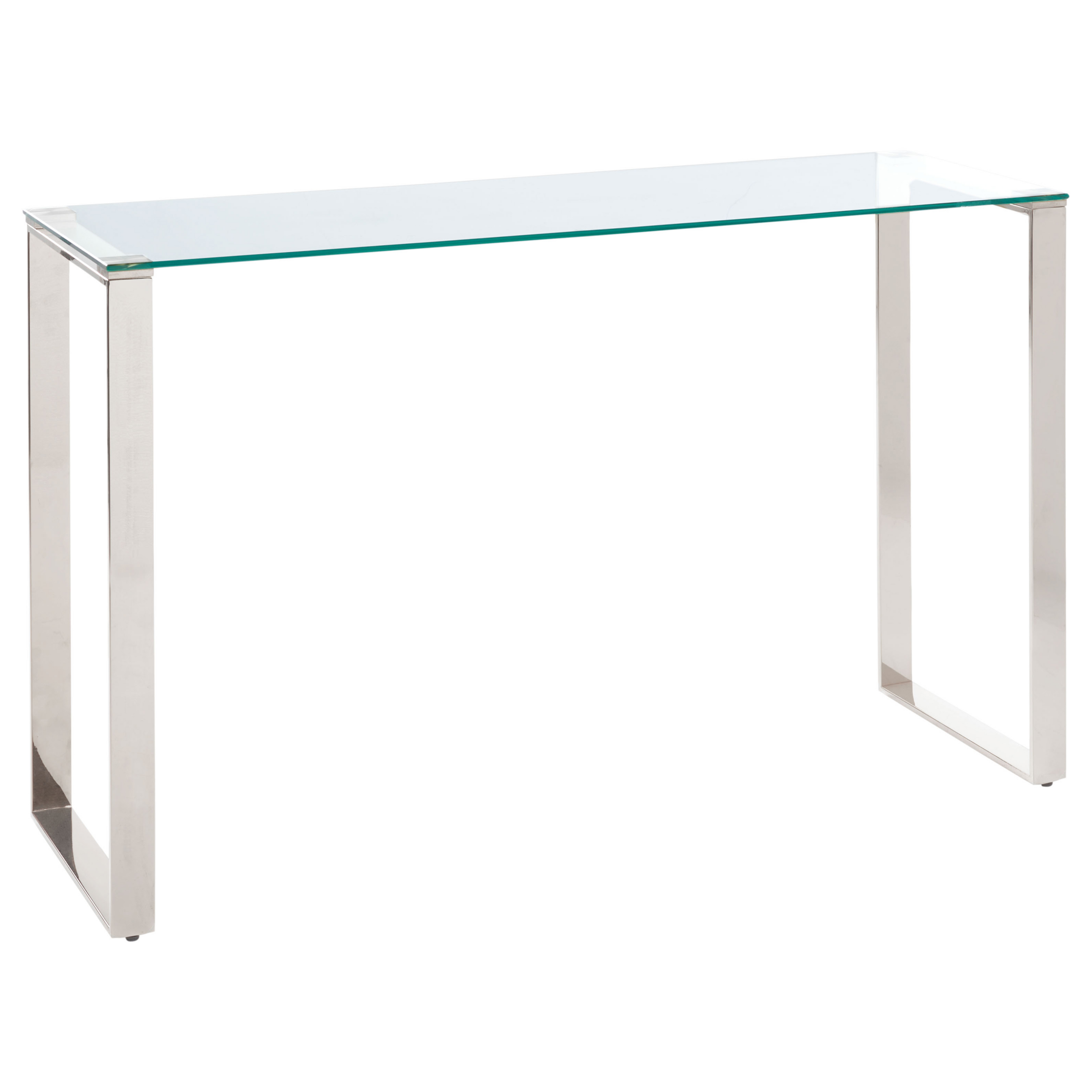 Konsolbord TILON Hærdet glas Sølv