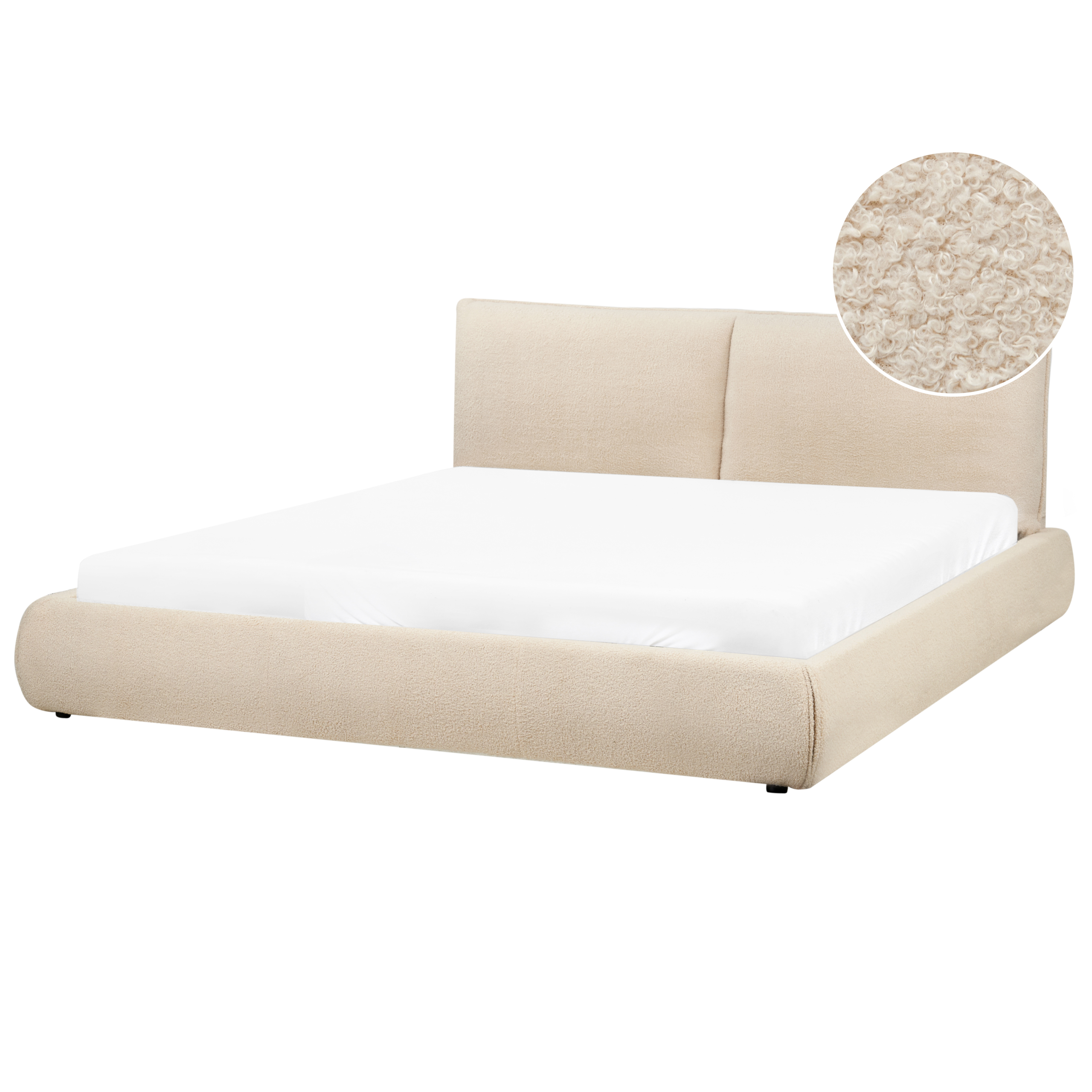 Seng Boucle VINAY 180 x 200 cm Lys Beige