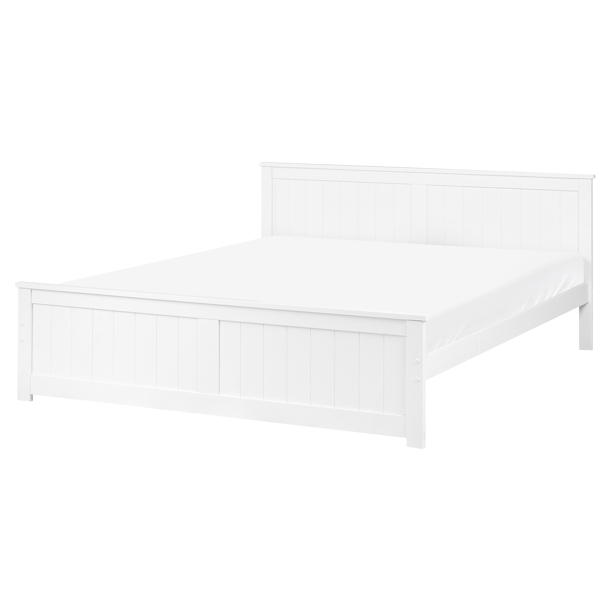 Seng Fyretræ SABRAN 160 x 200 cm Hvid