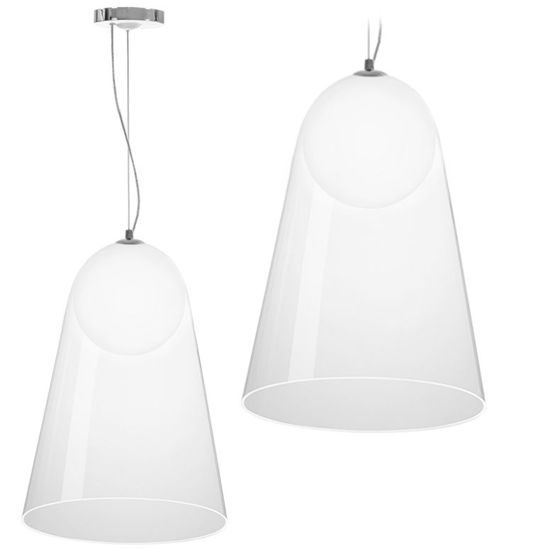 TOOLIGHT hængende loftlampe APP1029-1CP Hvid 22x23x40cm