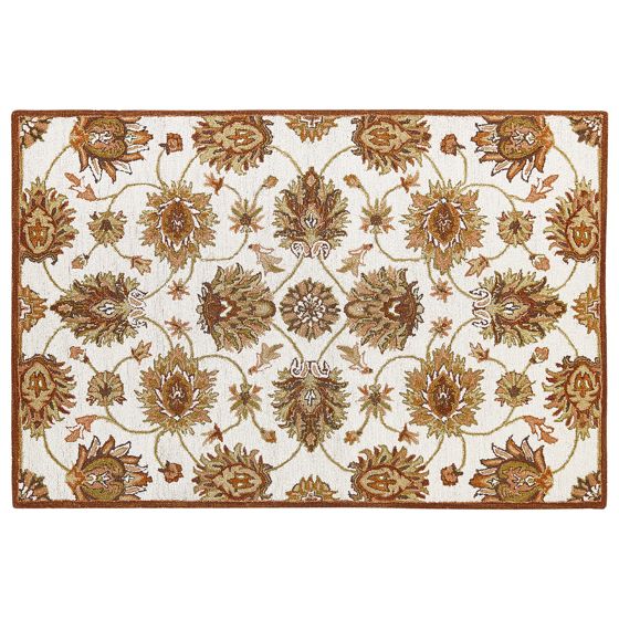 Gulvtæppe EZINE Beige 160 x 230 cm Uld
