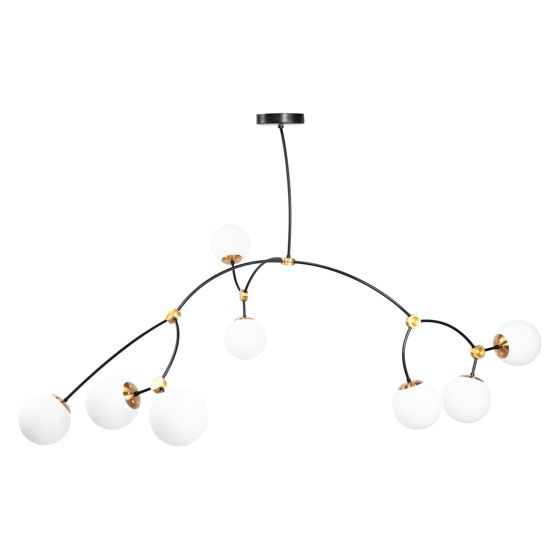 TOOLIGHT hængende loftlampe APP1673-8CP Sort 100x100x50cm
