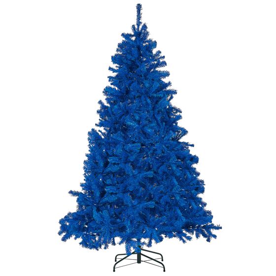 Kunstigt juletræ FARNHAM 210 cm Blå