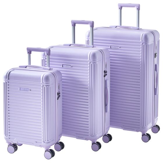 Sæt af 3 hardcase-kufferter MYNTIS Lilla