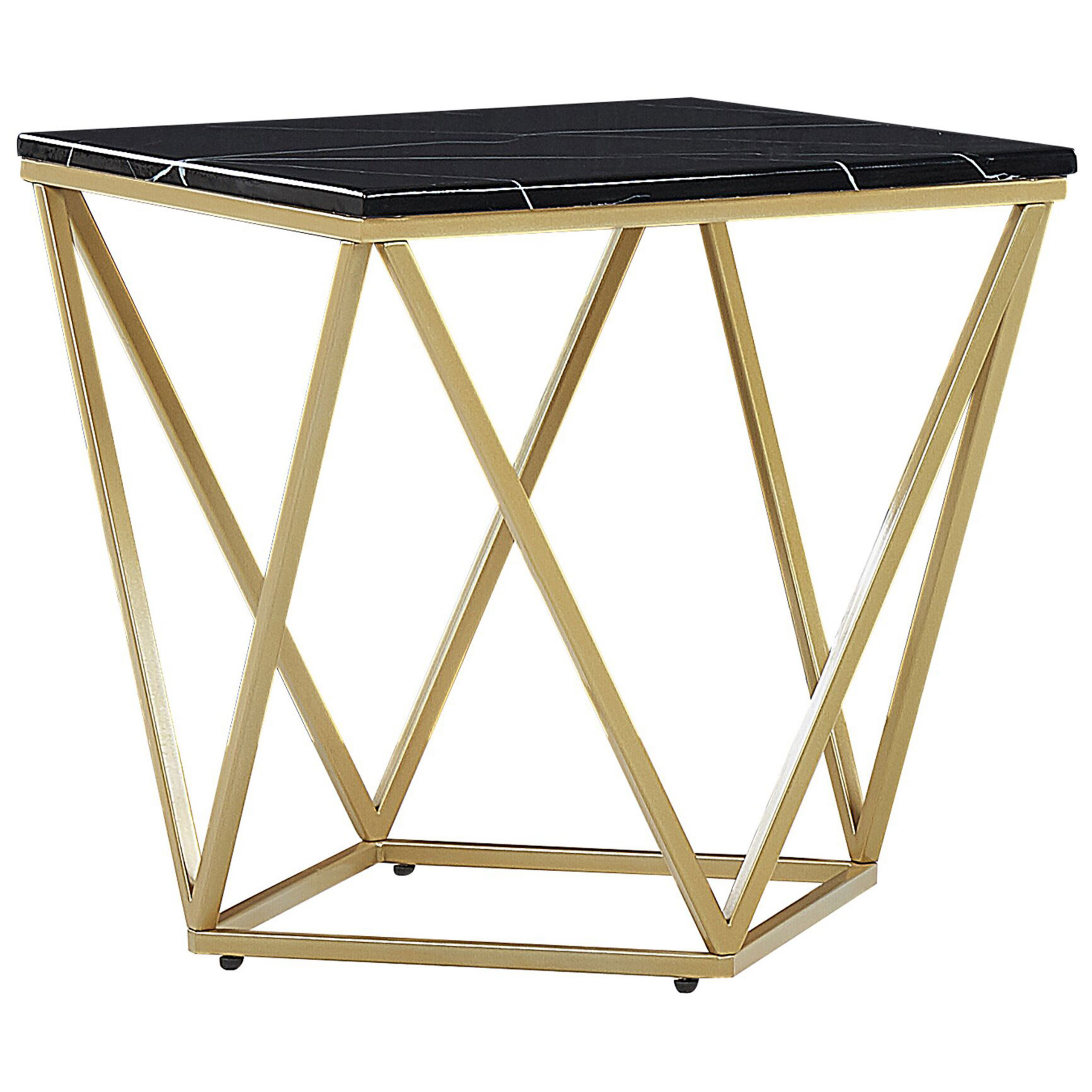 Bord MALIBU Sort/guld