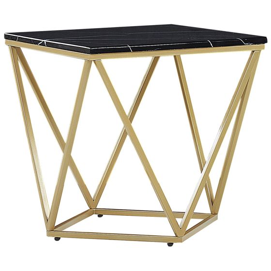 Bord MALIBU Sort/guld