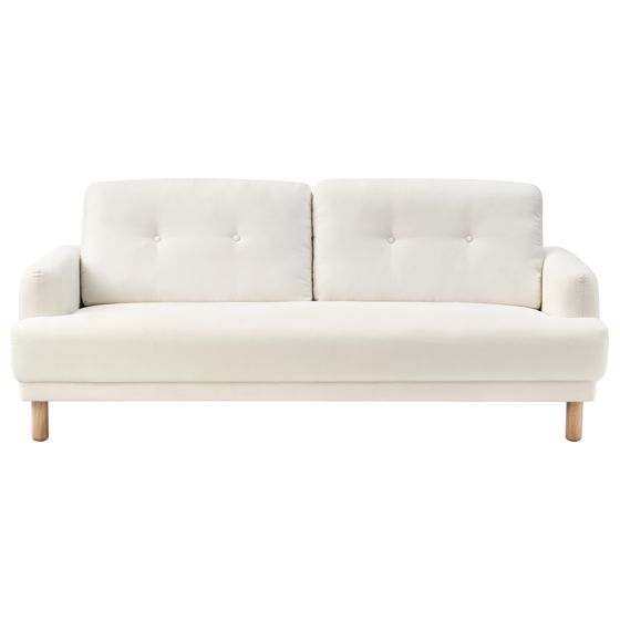 Sofa 3 personers TUVE Cremehvid