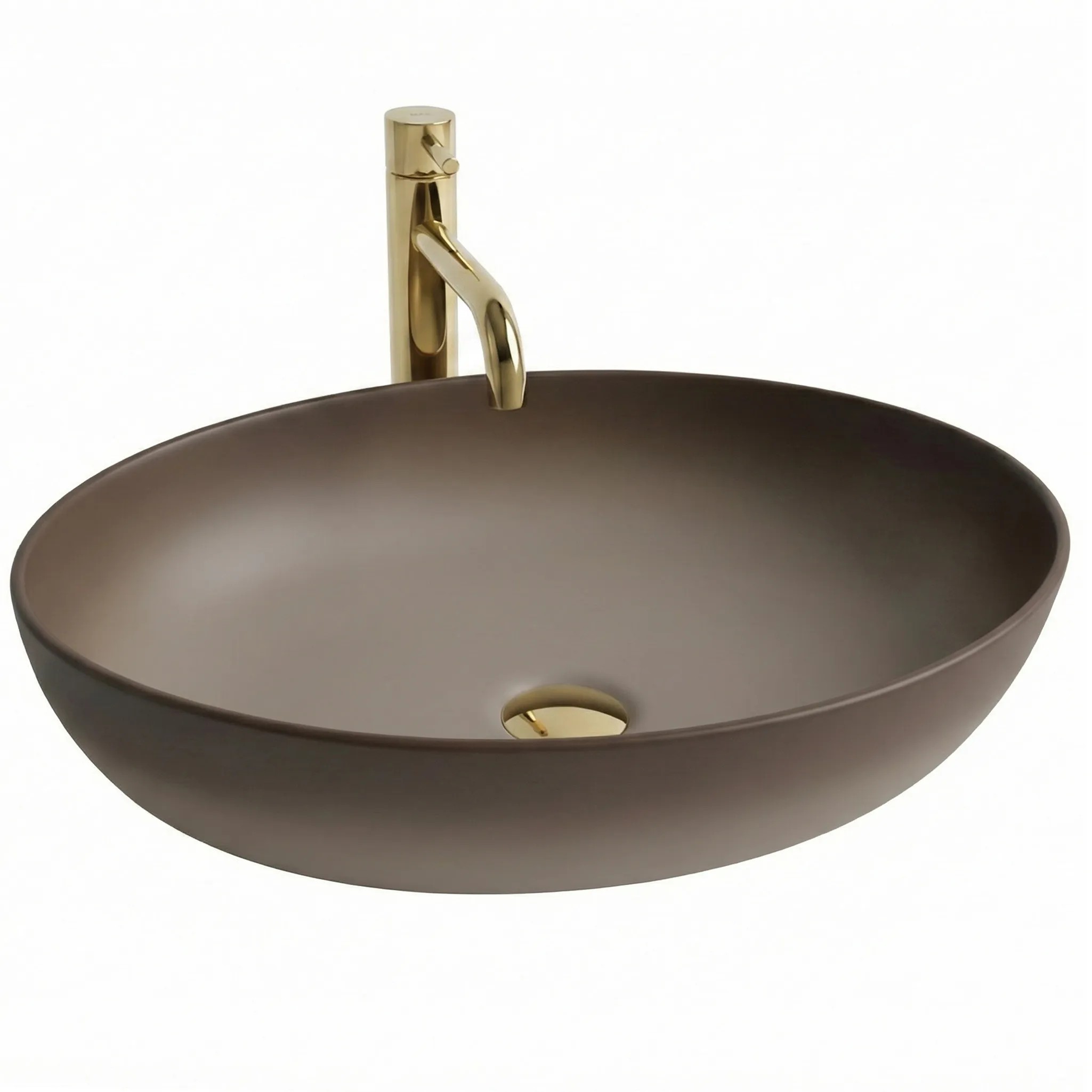 REA bordmonteret håndvask Carola Ombre Beige, 51,5x39x14cm