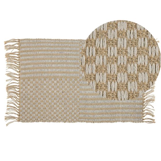 Gulvtæppe ADABAG Beige 50 x 80 cm Jute