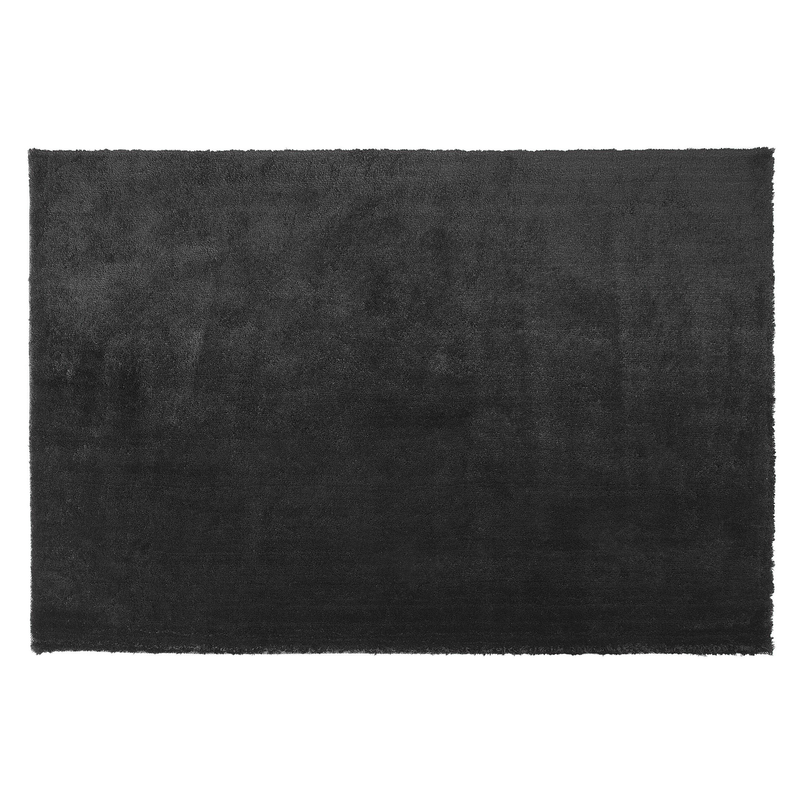 Shaggy gulvtæppe EVREN Sort 140 x 200 cm