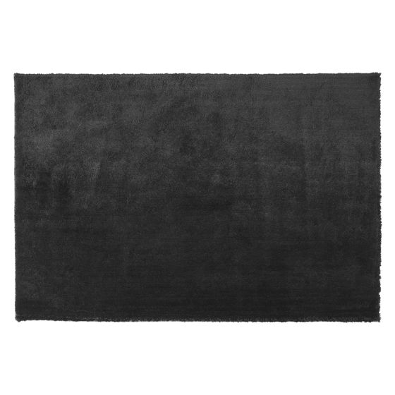 Shaggy gulvtæppe EVREN Sort 140 x 200 cm