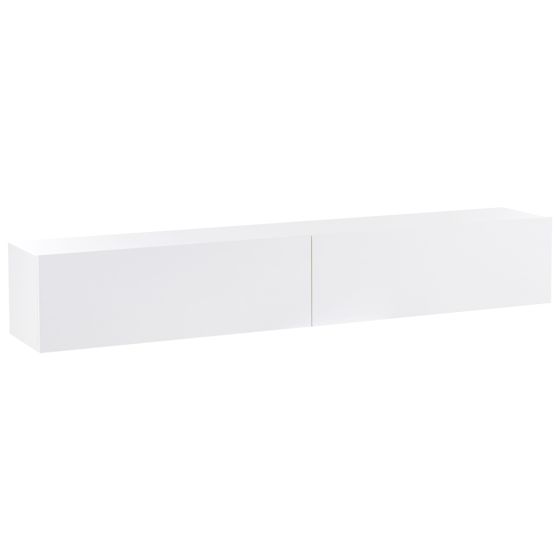Vægmonteret tv-bord GLADSTONE Hvid