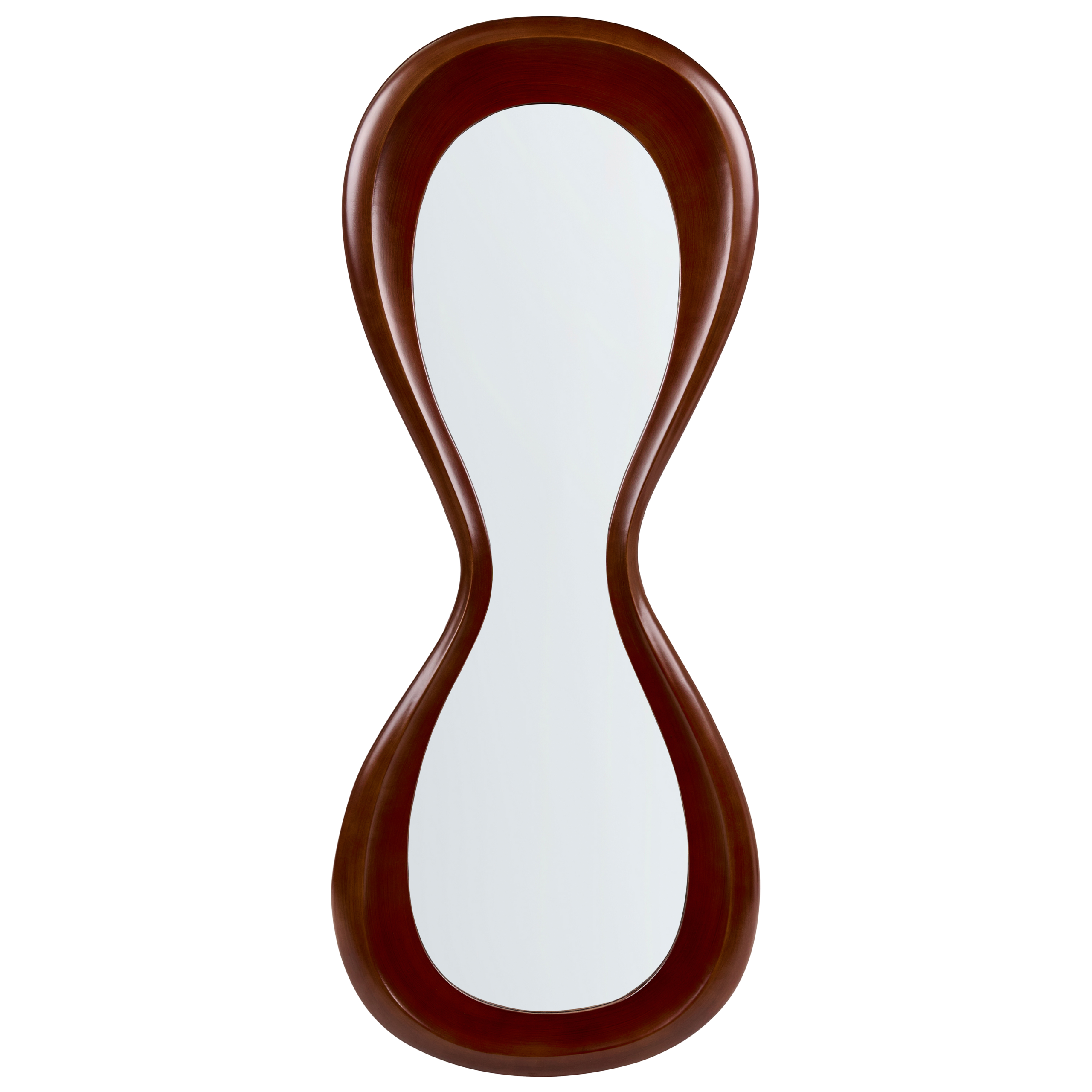 Vægspejl BOURGES 70 cm 170 cm Brun